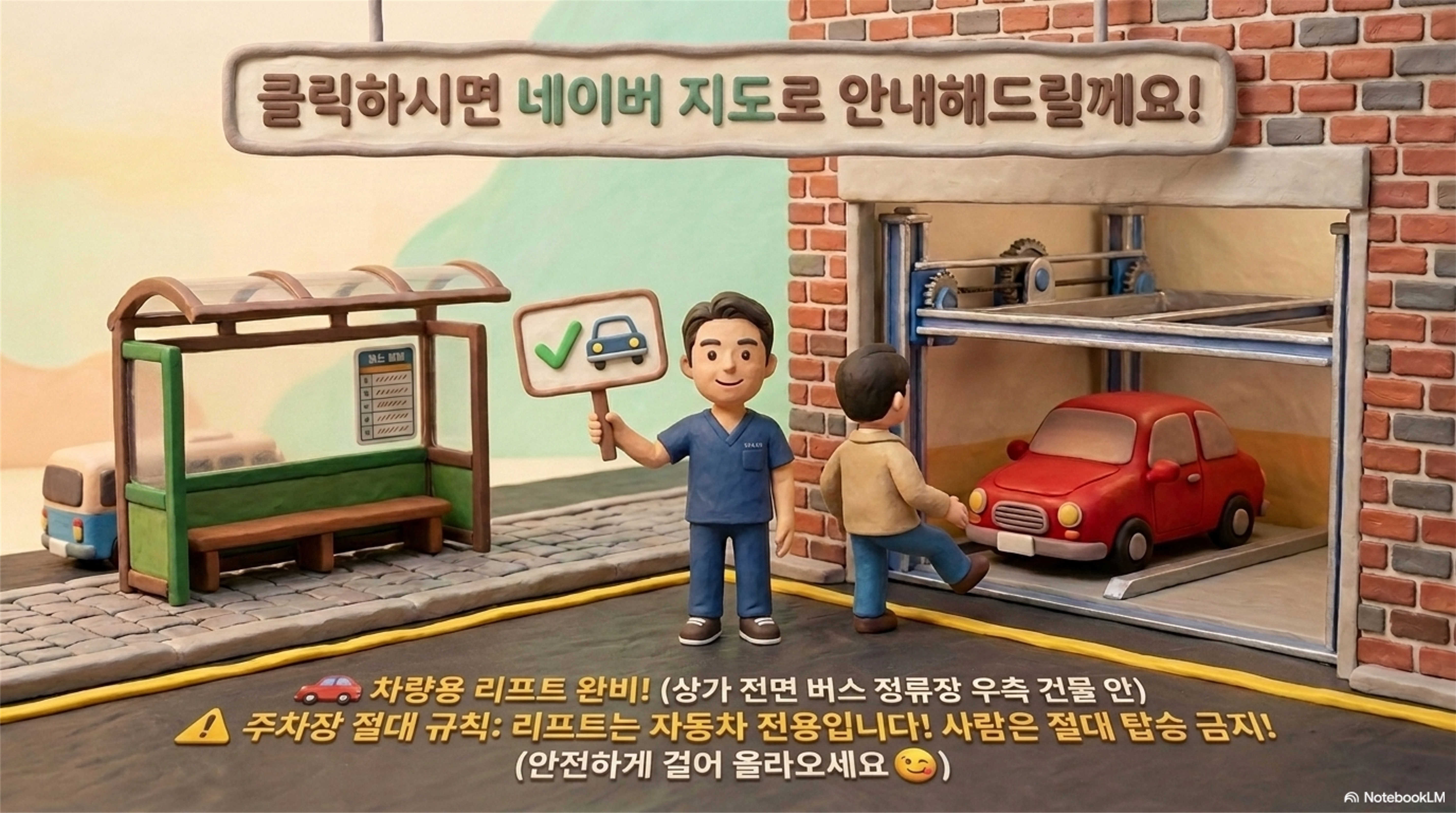 오시는 길: 버스 정류장 우측으로 쏙 들어오세요!