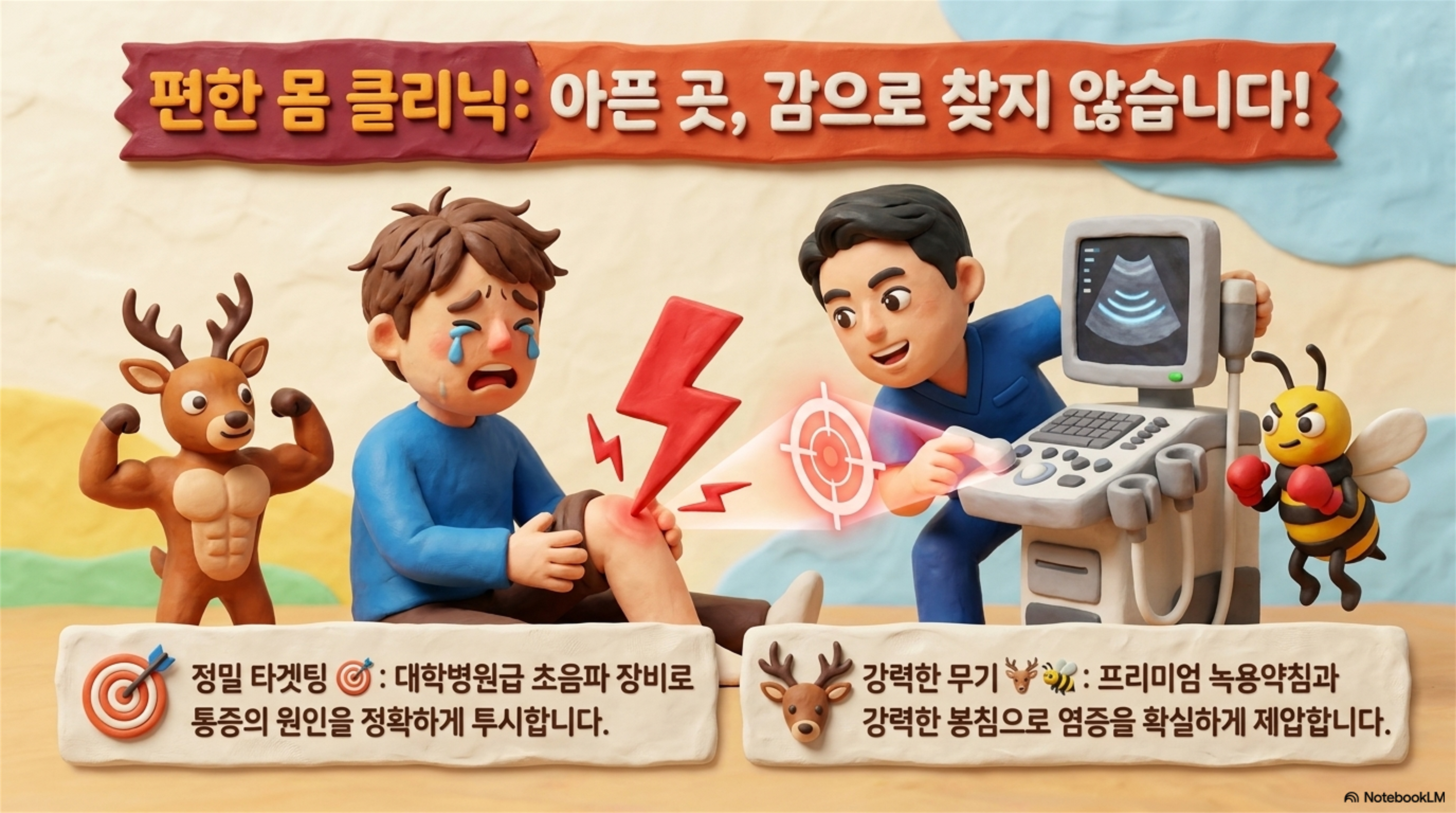 편한 몸 클리닉: 아픈 곳, 감으로 찾지 않습니다!