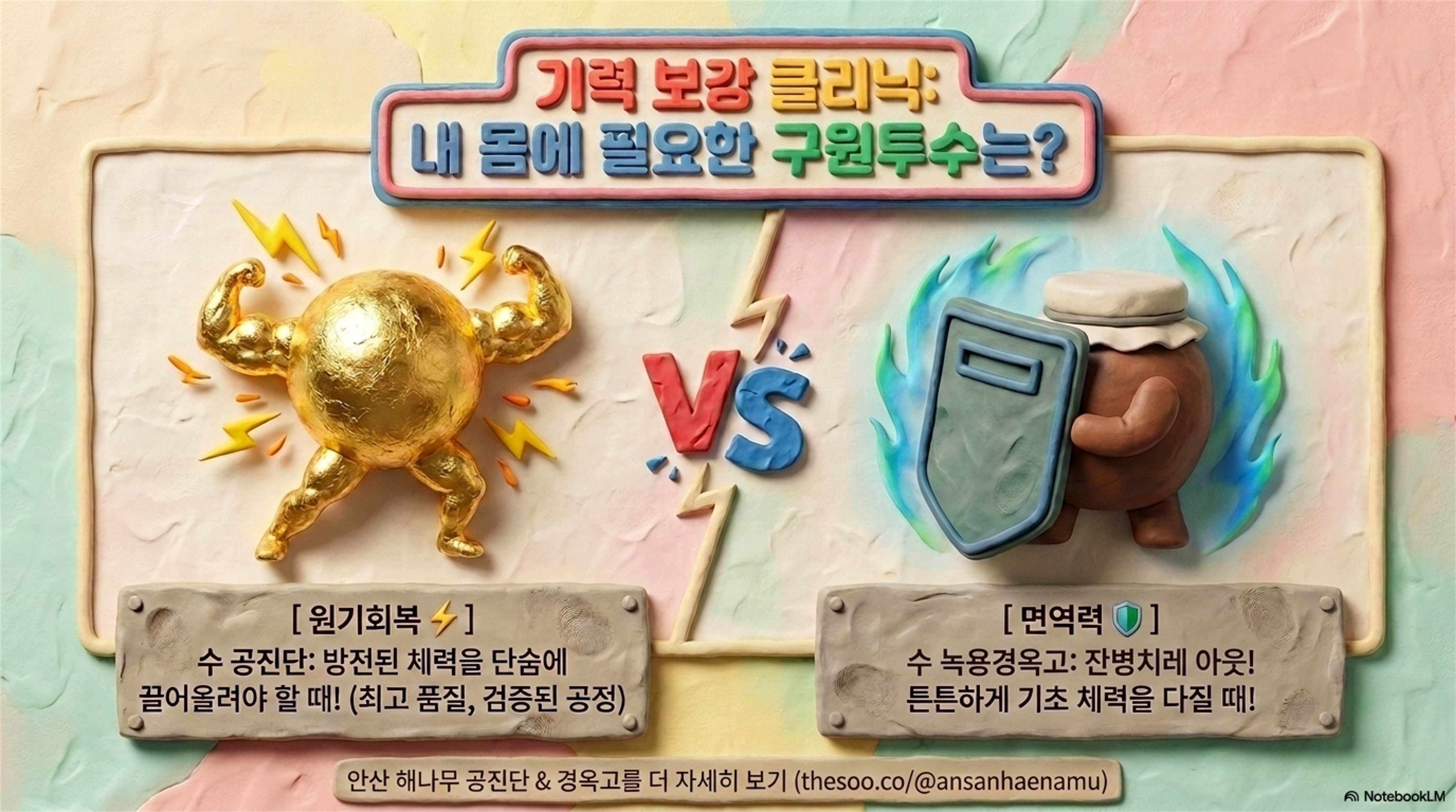 기력 보강 클리닉: 내 몸에 필요한 구원투수는?